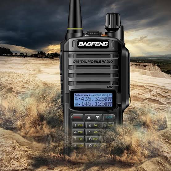 Talkcomm Black UV-9R Plus  Walkie Talkie with 8000 mah Battery (Pack of 1)