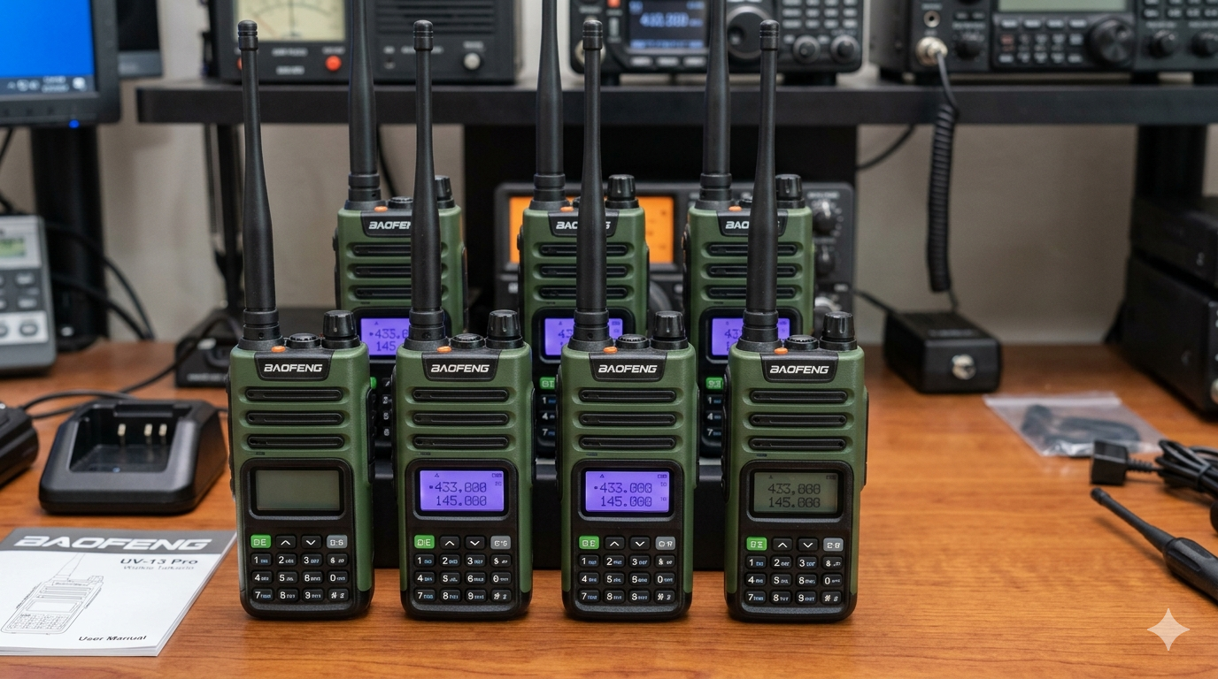 TALKCOMM Baofeng UV-13PRO Advanced Dual-Band Handheld Radio