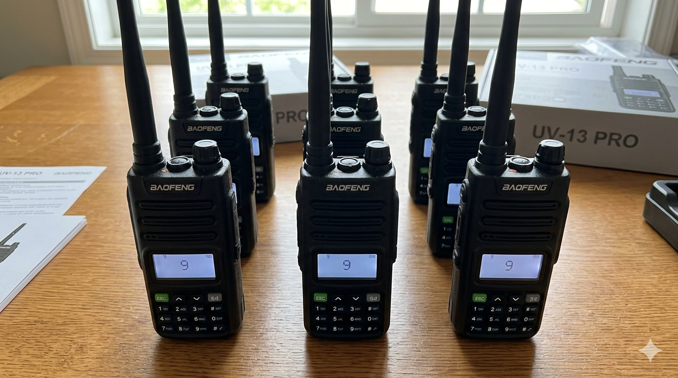 TALKCOMM Baofeng UV-13PRO Advanced Dual-Band Handheld Radio