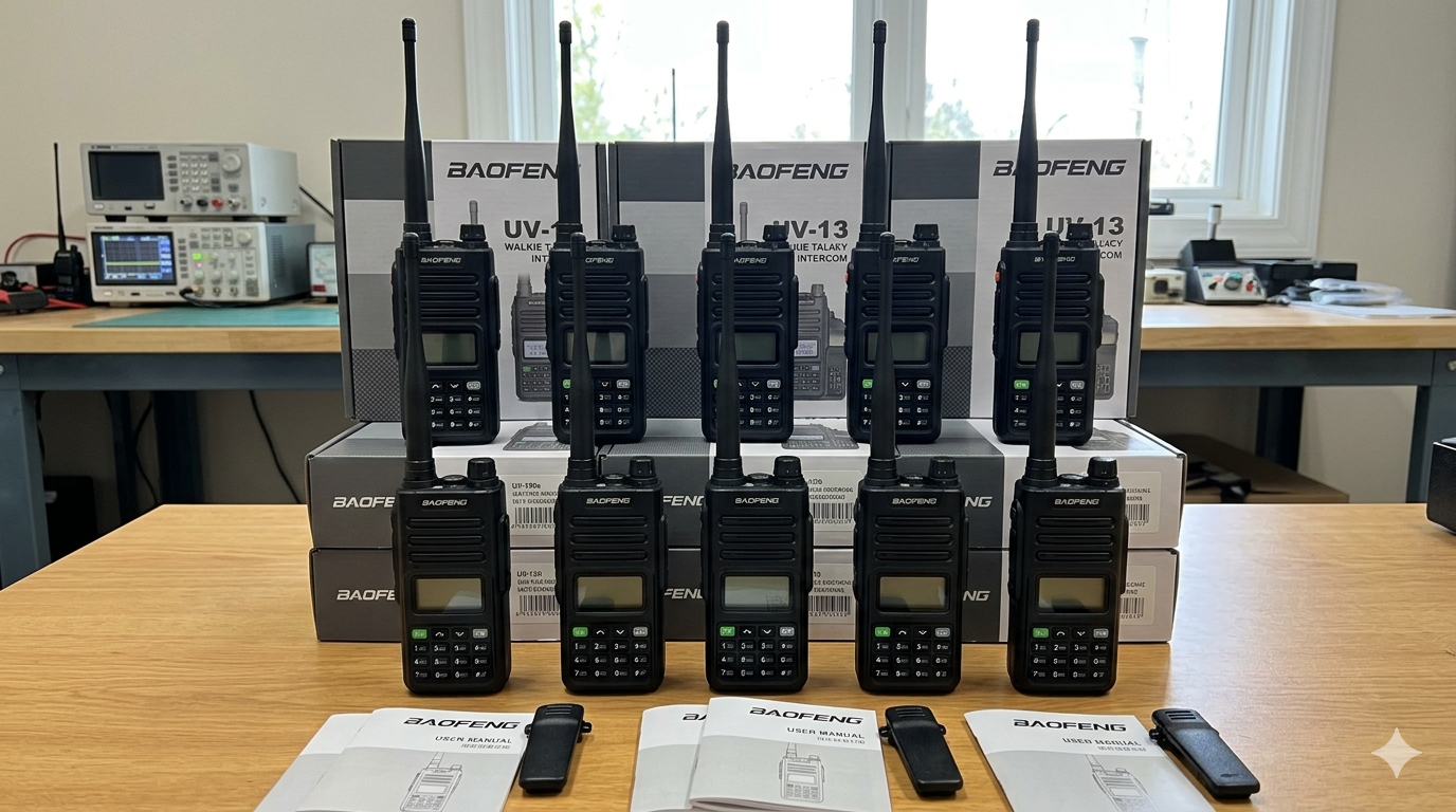 TALKCOMM Baofeng UV-13PRO Advanced Dual-Band Handheld Radio