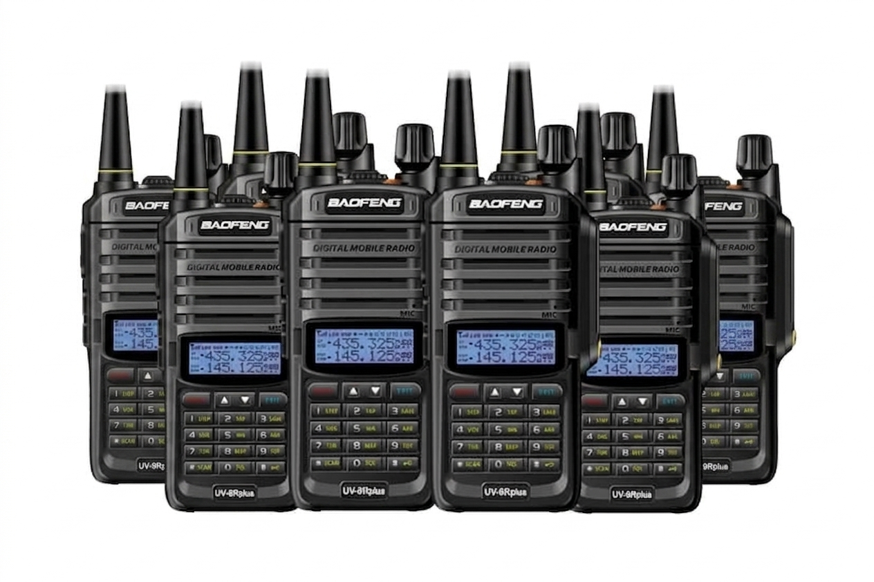 TALKCOMM Baofeng UV-9R Plus Rugged Dual-Band Handheld Communication Radio