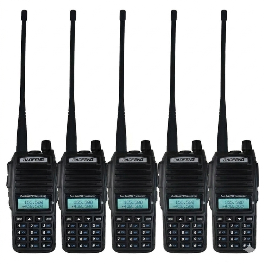 TALKCOMM Baofeng UV-82 Dual-Band Heavy-Duty Handheld Radio