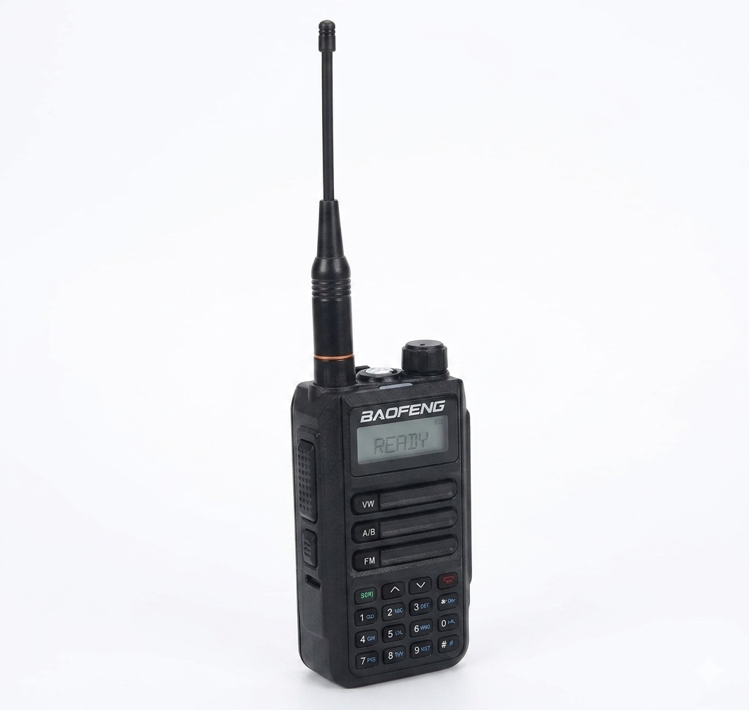 Talkcomm Black UV-16  Walkie Talkie with Type-C charging (Pack of 1)