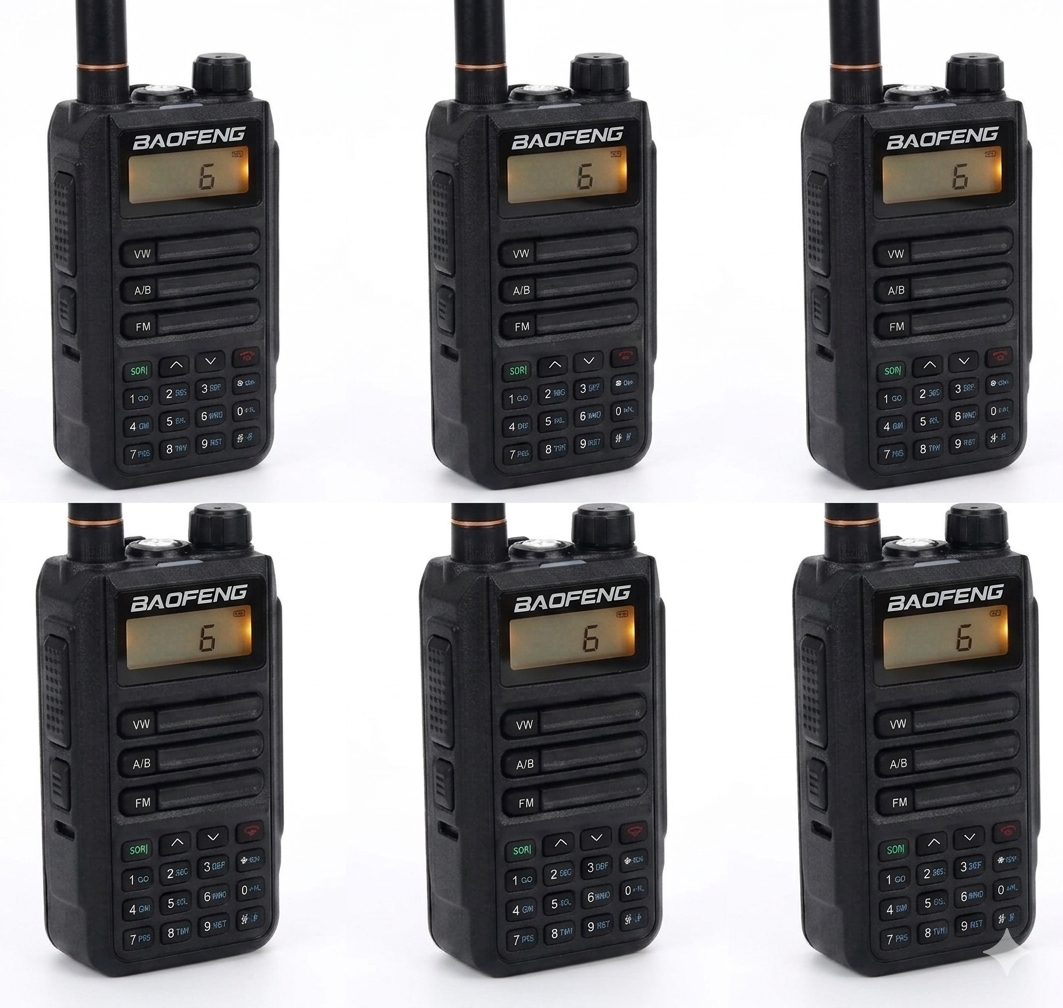 Talkcomm Black UV-16  Walkie Talkie with Type-C charging (Pack of 1)