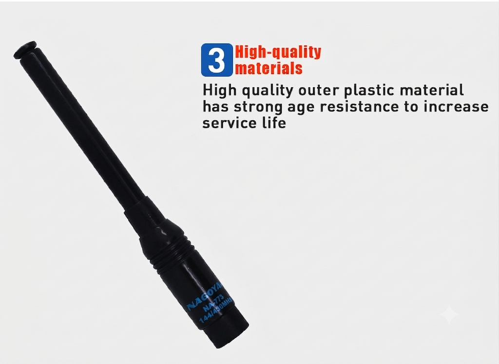 NAGOYA NA-773 DUAL BAND SMA FEMALE ANTEENA SUITABLE FOR ALL BAOFENG WALKIE TALKIE MODELS