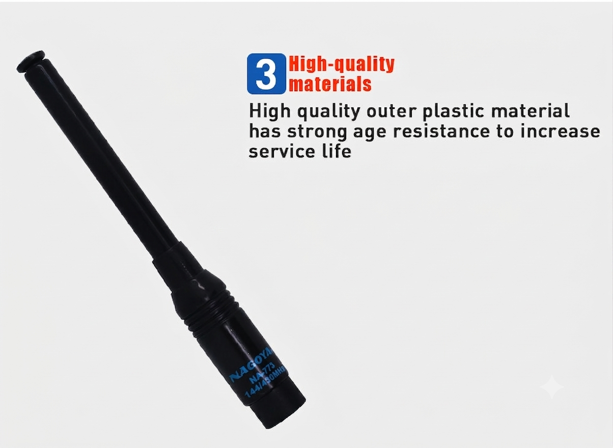 NAGOYA NA-773 DUAL BAND SMA FEMALE ANTEENA SUITABLE FOR ALL BAOFENG WALKIE TALKIE MODELS