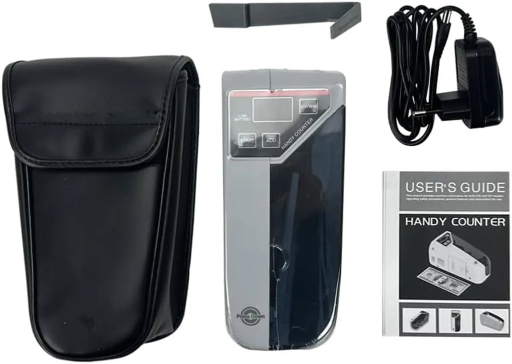 Talkcomm Portable LED Display Mini Note Counting Machine for Home, Office, Business | Indian Currency/Cash Counting Machine | UV/WM Function |Auto-shutoff