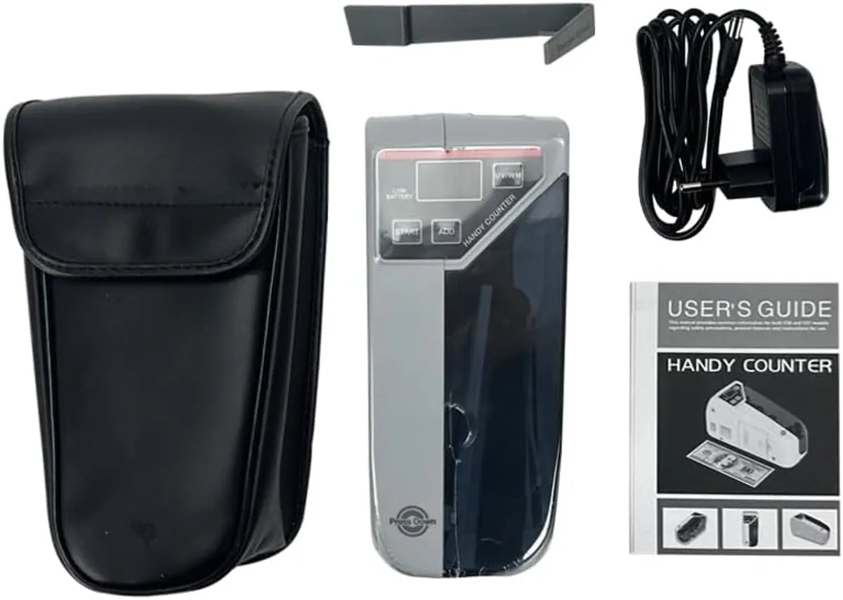 Talkcomm Portable LED Display Mini Note Counting Machine for Home, Office, Business | Indian Currency/Cash Counting Machine | UV/WM Function |Auto-shutoff