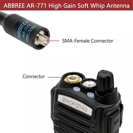 TALKCOMM Nagoya NA-771 SMA-Female Antenna For BAOFENG Radios