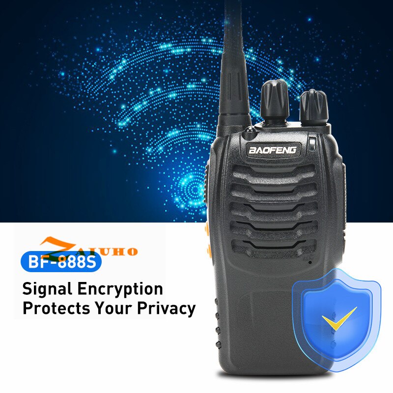 Talkcomm Black BF-888S Walkie Talkie two way Radios with Earphones, 16 Channel  (Pack of 18)