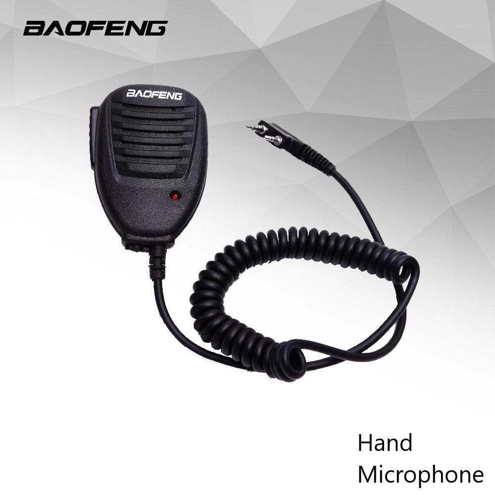 TALKCOMM Baofeng Handheld Black Speaker Microphone
