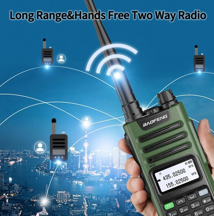 TALKCOMM Baofeng UV-13PRO Advanced Dual-Band Handheld Radio