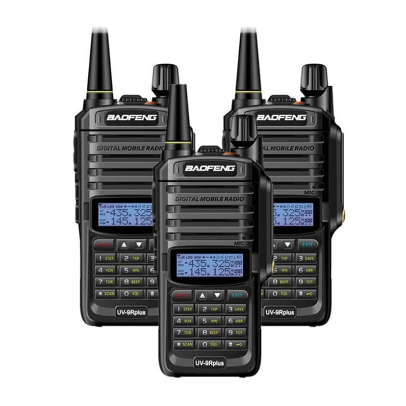 TALKCOMM Baofeng UV-9R Plus Rugged Dual-Band Handheld Communication Radio