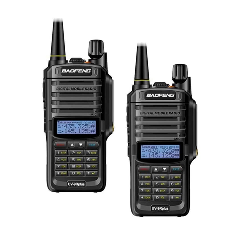 TALKCOMM Baofeng UV-9R Plus Rugged Dual-Band Handheld Communication Radio