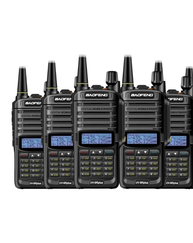 TALKCOMM Baofeng UV-9R Plus Rugged Dual-Band Handheld Communication Radio