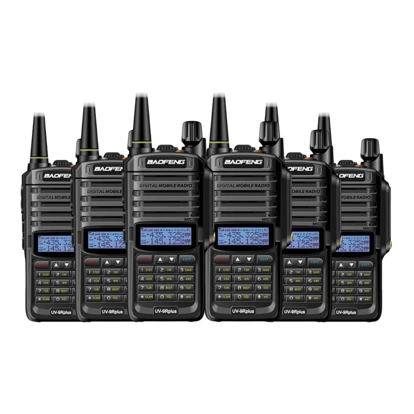 TALKCOMM Baofeng UV-9R Plus Rugged Dual-Band Handheld Communication Radio