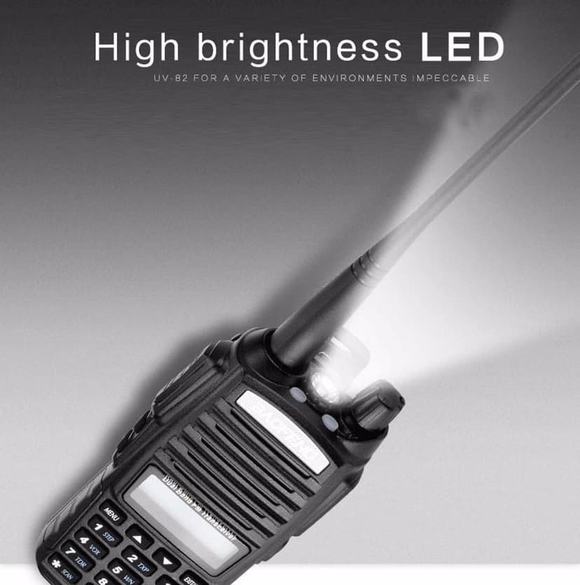 TALKCOMM Baofeng UV-82 Dual-Band Heavy-Duty Handheld Radio