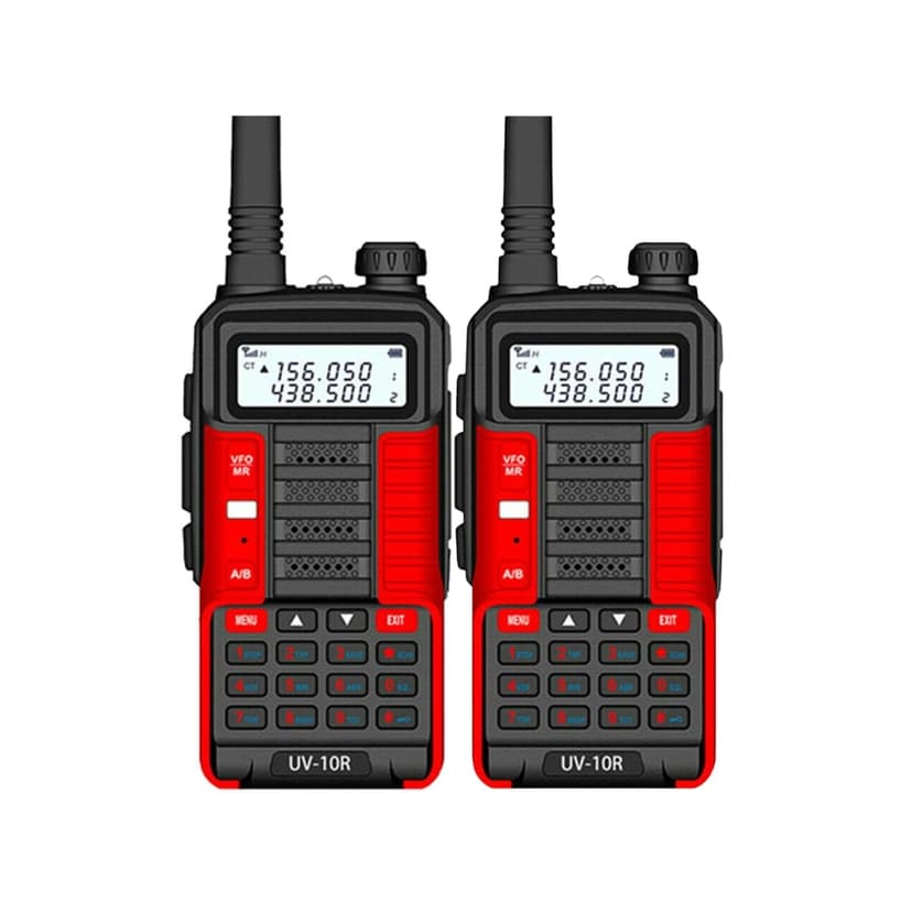 TALKCOMM Baofeng UV-10R High Power Dual Band Handheld Walkie Talkie