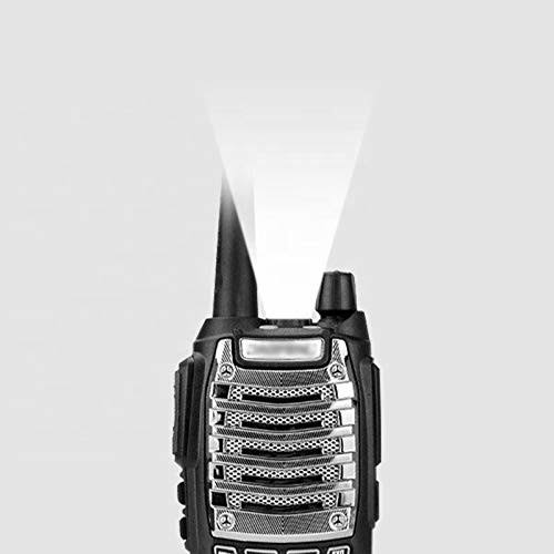 Talkcomm Black UV-8D Walkie Talkie with Earphone (Pack of 1)