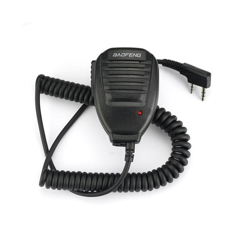 TALKCOMM Baofeng Handheld Black Speaker Microphone