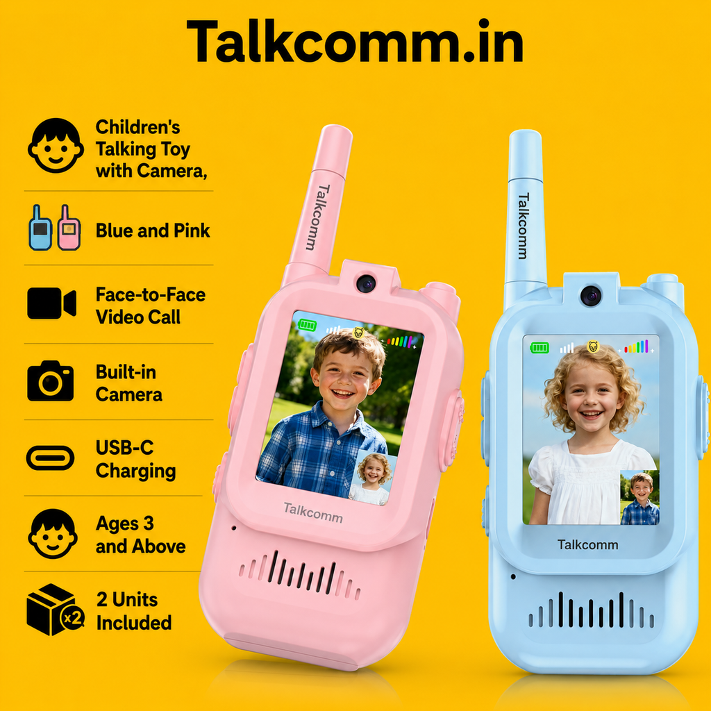 Video Walkie Talkie Toys for kids (Pack of 2)