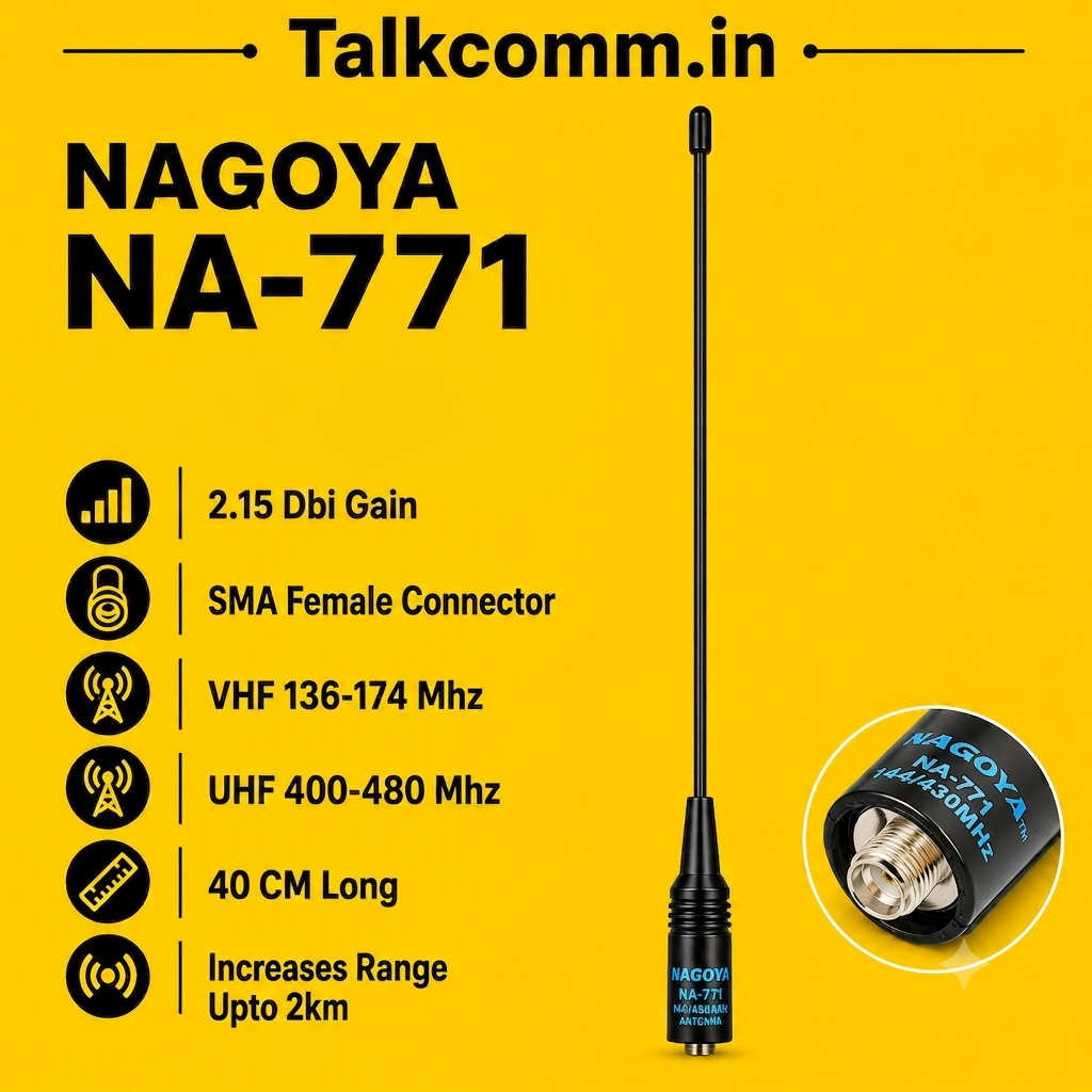 TALKCOMM Nagoya NA-771 SMA-Female Antenna For BAOFENG Radios