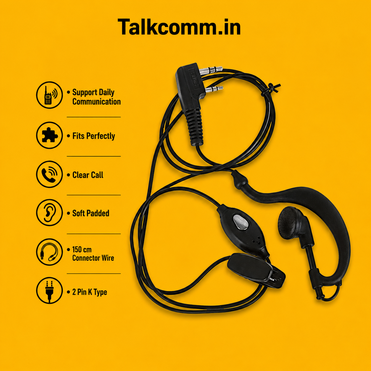 BAOFENG BF-888S-Earphone