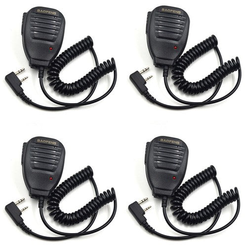 TALKCOMM Baofeng Handheld Black Speaker Microphone